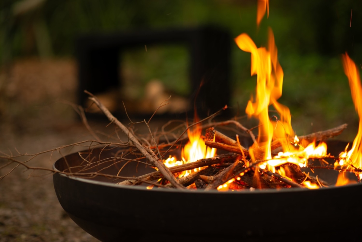 Yosemite - open fire outside